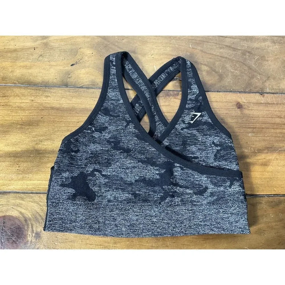 Gymshark Adapt Camo Seamless Sports Bra Active Gym Workout Women’s Size XS - Picture 1 of 8